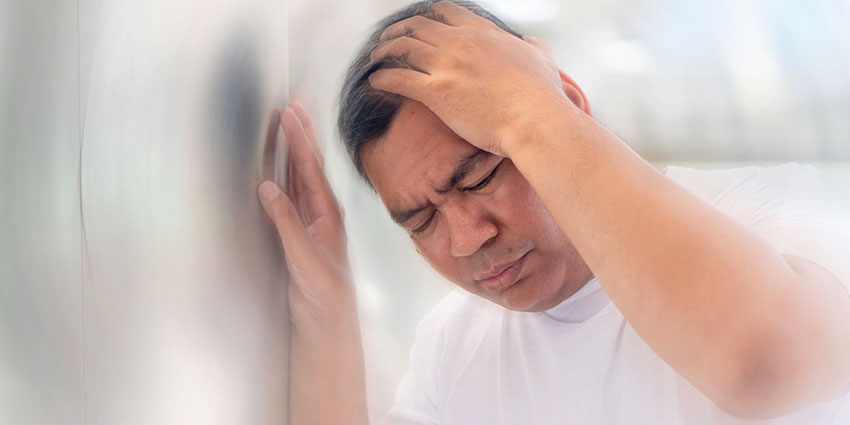 patient needing vertigo chiropractor in Irvine