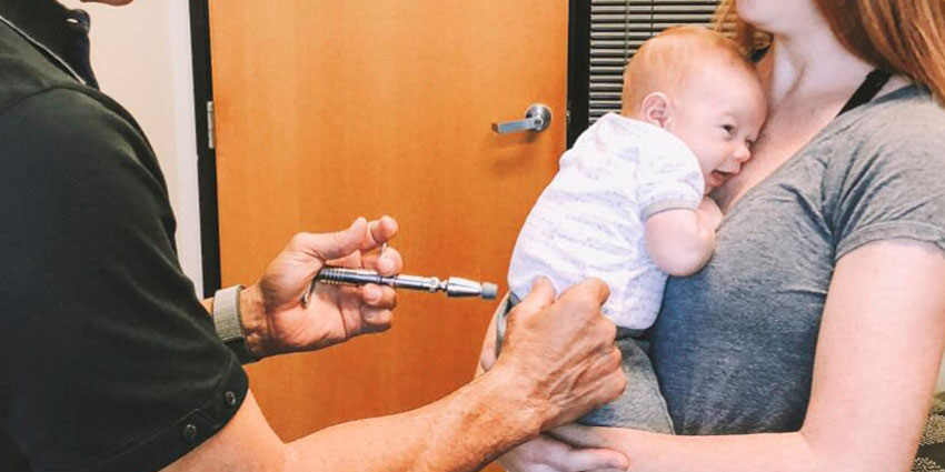 patient receiving activator methods technique in Irvine