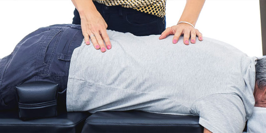 patient receiving sacro occipital technique in Irvine