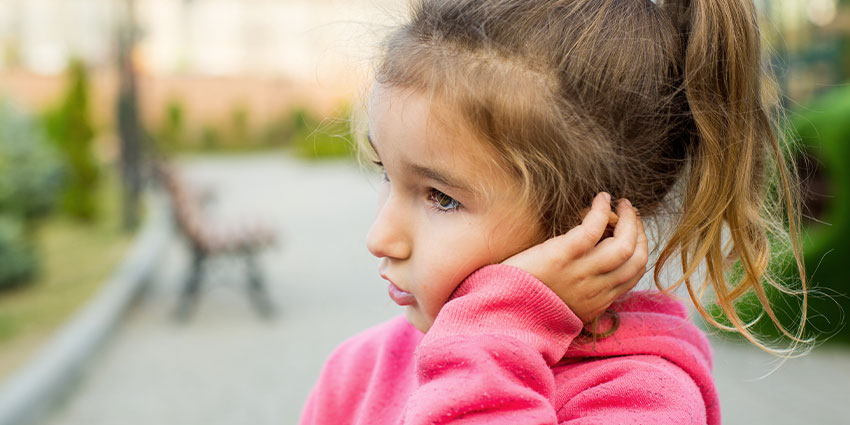 patient needing ear infection chiropractor in Irvine