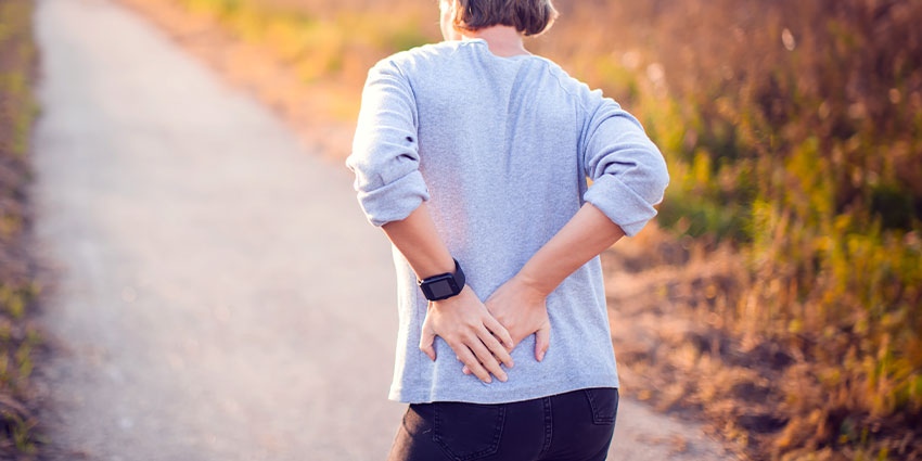 patient needing sciatica chiropractor in Irvine