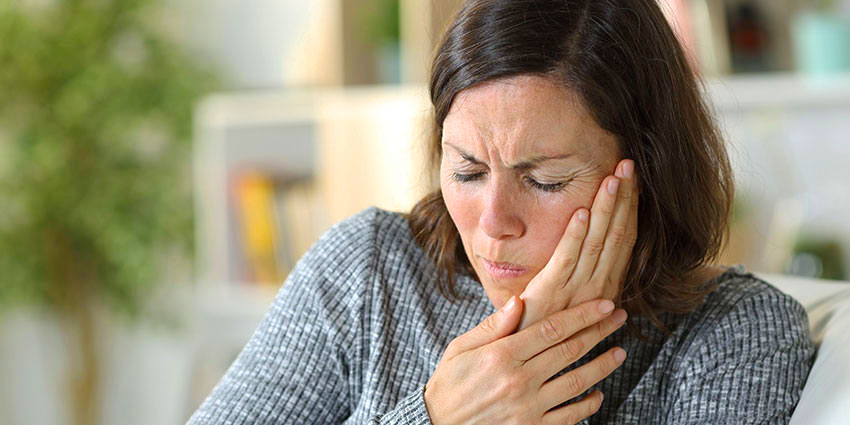 patient needing jaw pain chiropractor in Irvine